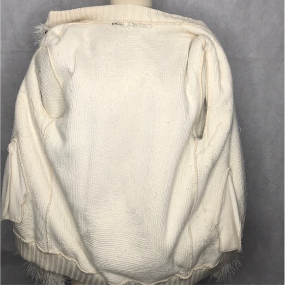 Fuzzy Sweater BOHO Double Pockets by Panda Paris - Picture 3 of 3